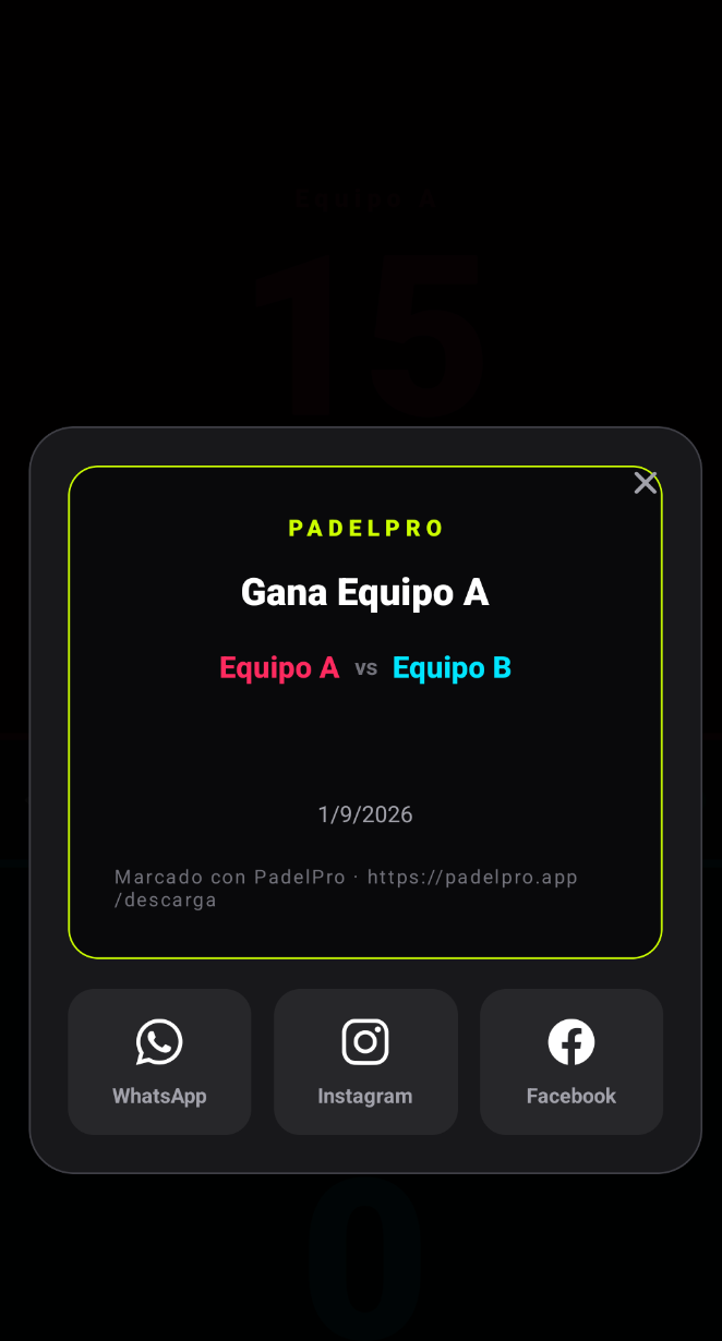 Captura de BoardyPadel 3