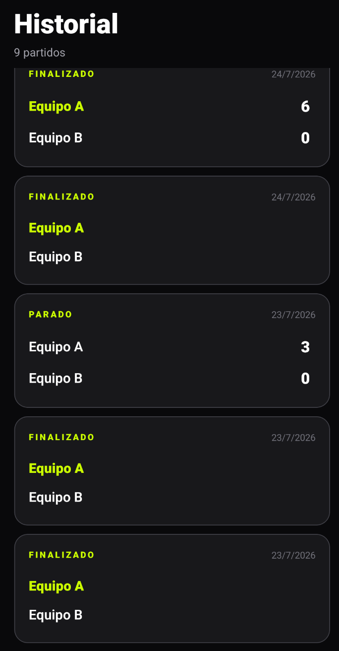 Captura de BoardyPadel 5